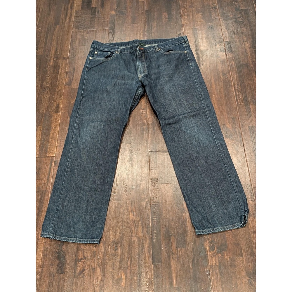 Woolrich Jeans Mens 40x32‎ Blue Denim Straight Leg Classic Five Pocket Dark Wash